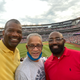 (From l.) Rob Parker, Fred Royster, and Tracy King